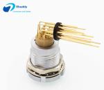 Circular Lemo B Series Connectors ECG 1B 2 3 4 5 6 Pin Elbow Contact For Printed