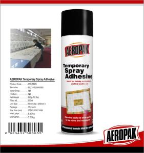 China Temporary Spray Waterproof Adhesive Glue Semi Transparent White For Cloth / Paper on sale