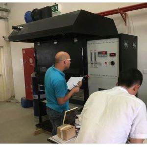 Building Materials Flammability Tester Critical Radiant Flux Flammability