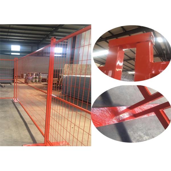 Canada Standard Temporary Construction Fence Outdoor Low Carbon Iron Wire