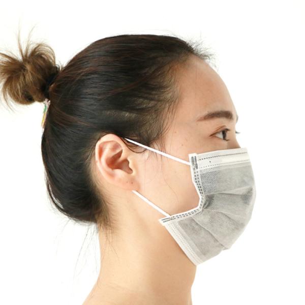 Quality Single Use Disposable Pollution Mask , Dust Mask Respirator Practical Safety for sale