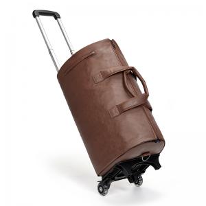 China OEM Rolling Garment Male Travel Duffle Bag With Trolley Sleeve Multipurpose on sale