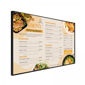 Buy cheap Indoor LCD Advertising Display Digital Signage Player For Restaurant Digital Menu Boards product