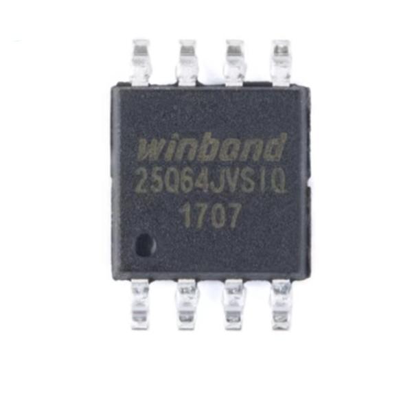 64mbit NOR Flash Memory Dual Quad Spi W25Q64JVSSIQ