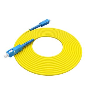 China 5.0mm SC APC To SC APC GJYXFJH Single Mode Patch Cord For FTTx Networks on sale