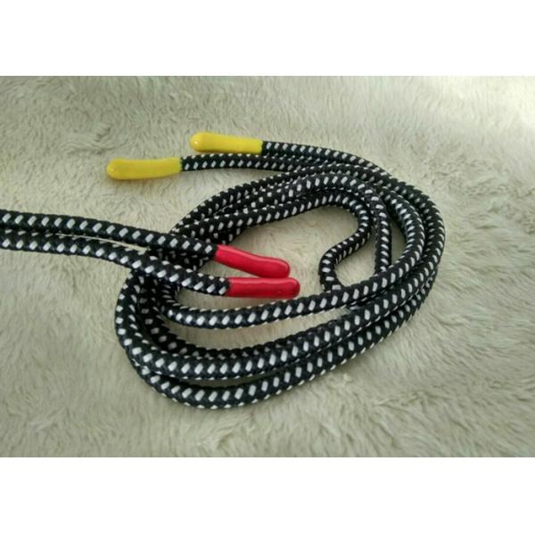 Handmade Shiny Silicone Ending Rubber Zipper Puller With 3mm Polyester String