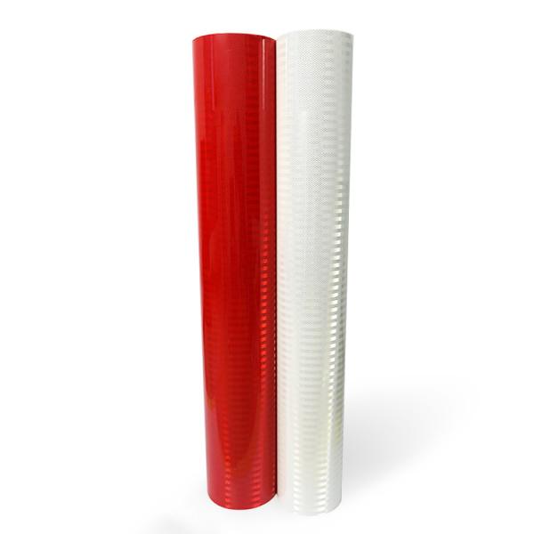 Quality Red High Intensity Prismatic Reflective Sheeting Roll Printable Flexible OEM for sale