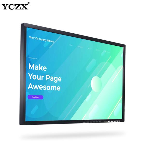 high resolution smart led touch screen interactive whiteboard with android