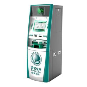 TFT LCD Pos Self Service Government Kiosk Terminals For Utilities Taxes
