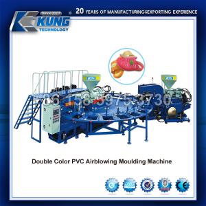 Durable Slipper Moulding Machine , Double Color PVC Injection Moulding Process