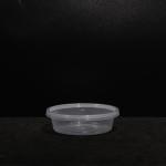 Eco Friendly 220ml Stackable Customized Color PP Round Lunch Box With Lid