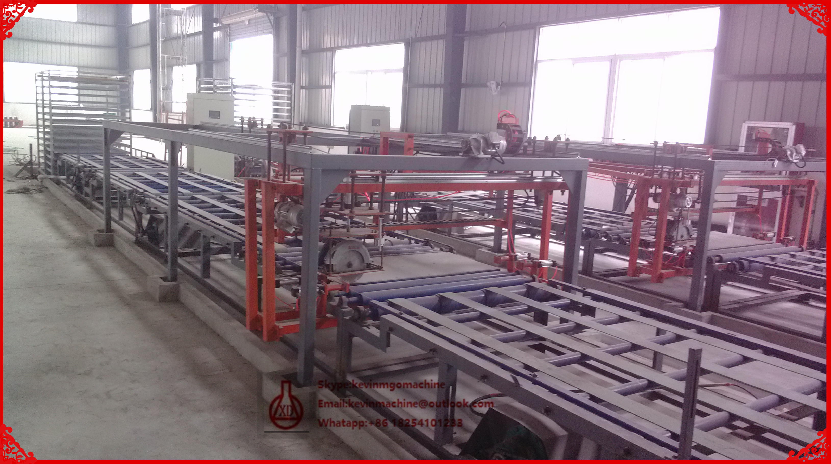 Compact Structure Sandwich Panel Production Line with Double Ways Roll In Technology