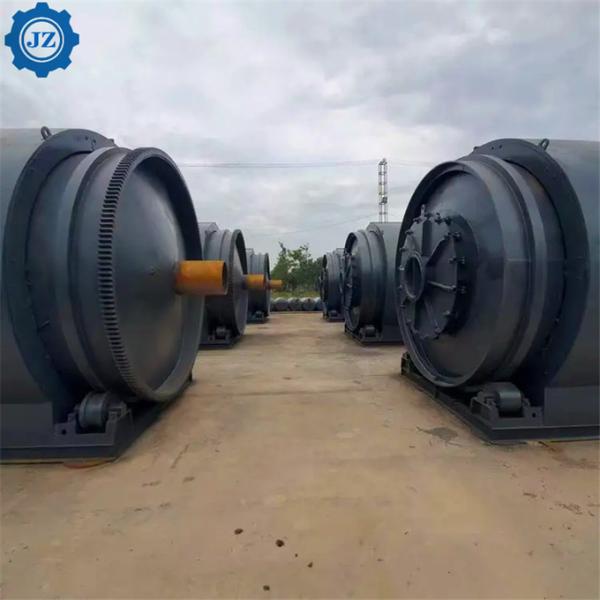 50ton Scrap Tyre Rubber Powder Pyrolysis Production Line For Fuel Oil