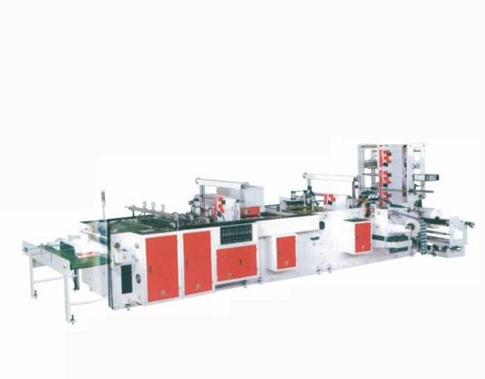 Quality Fully Automatic Plastic Carry Bag Making Machine 80 Pcs / Min 8200X3100X1870 mm for sale