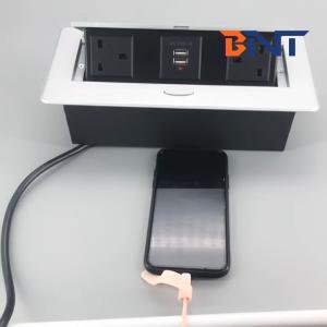Buy cheap Office multi plug hidden table top socket with usb charger product