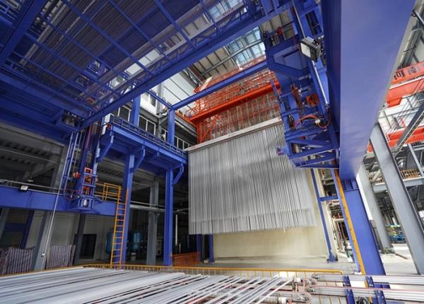 Quality Full-automatic Vertical Anodizing Production Line Customized  Voltage with 5000 Tons per month for sale