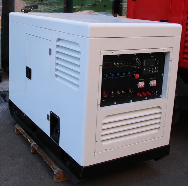 Quality Dual Electric Arc Diesel Welder Generator Set 400-450 AMPS 80% Duty Cycle for sale