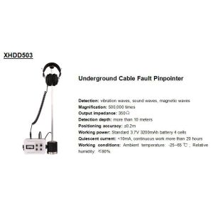 Underground Precise Cable Fault Locator With Acoustic Magnetic Detection