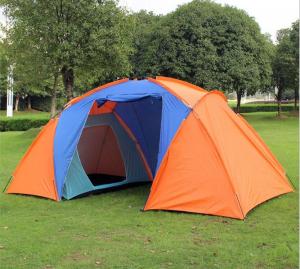 2 Rooms and One Hall Family Camping Tent Family Camping Tent Hiking and Travelling Favouriate High Quality for Camping