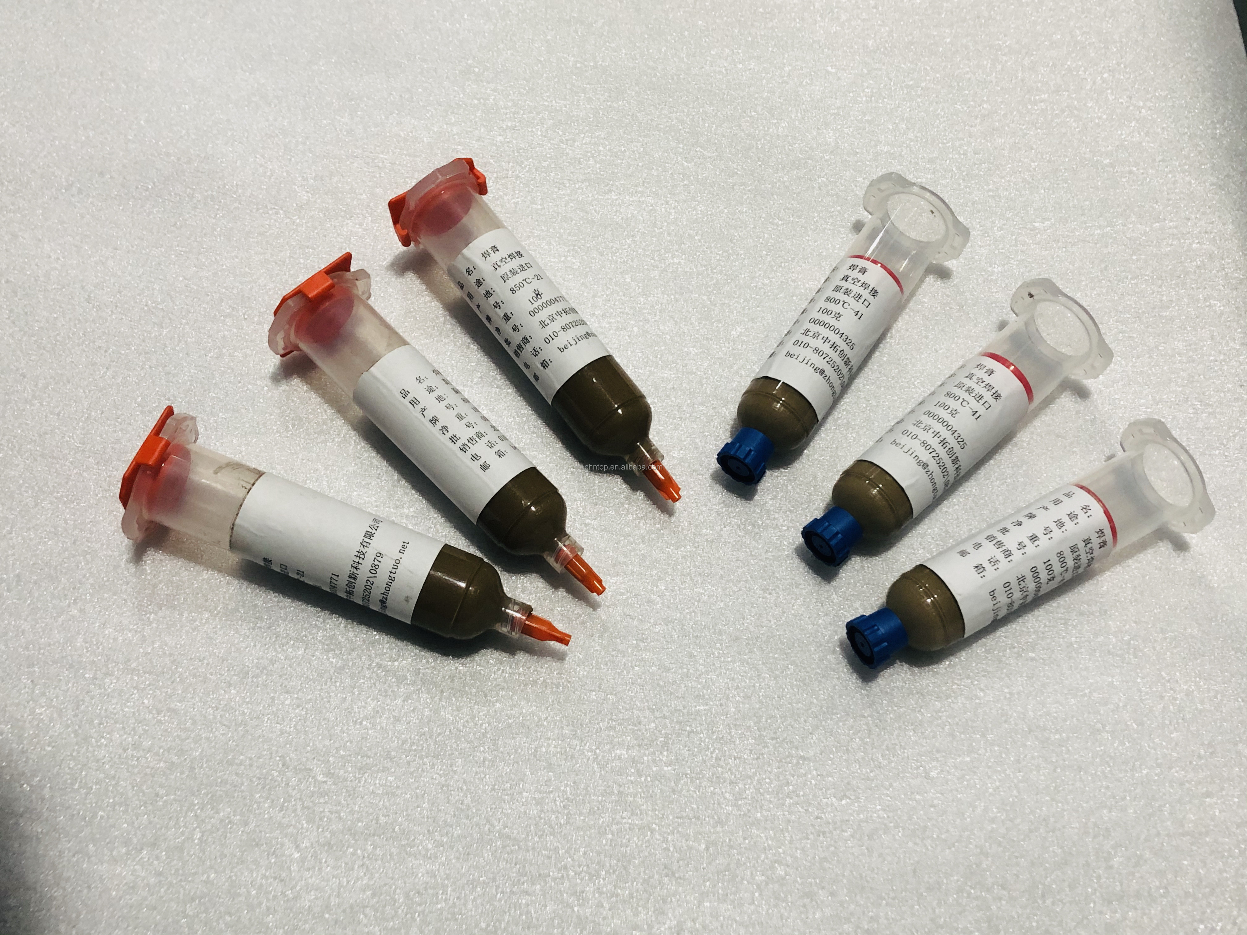 Syringe Package Welding Flux For Vacuum Brazing Machine With High Temperature