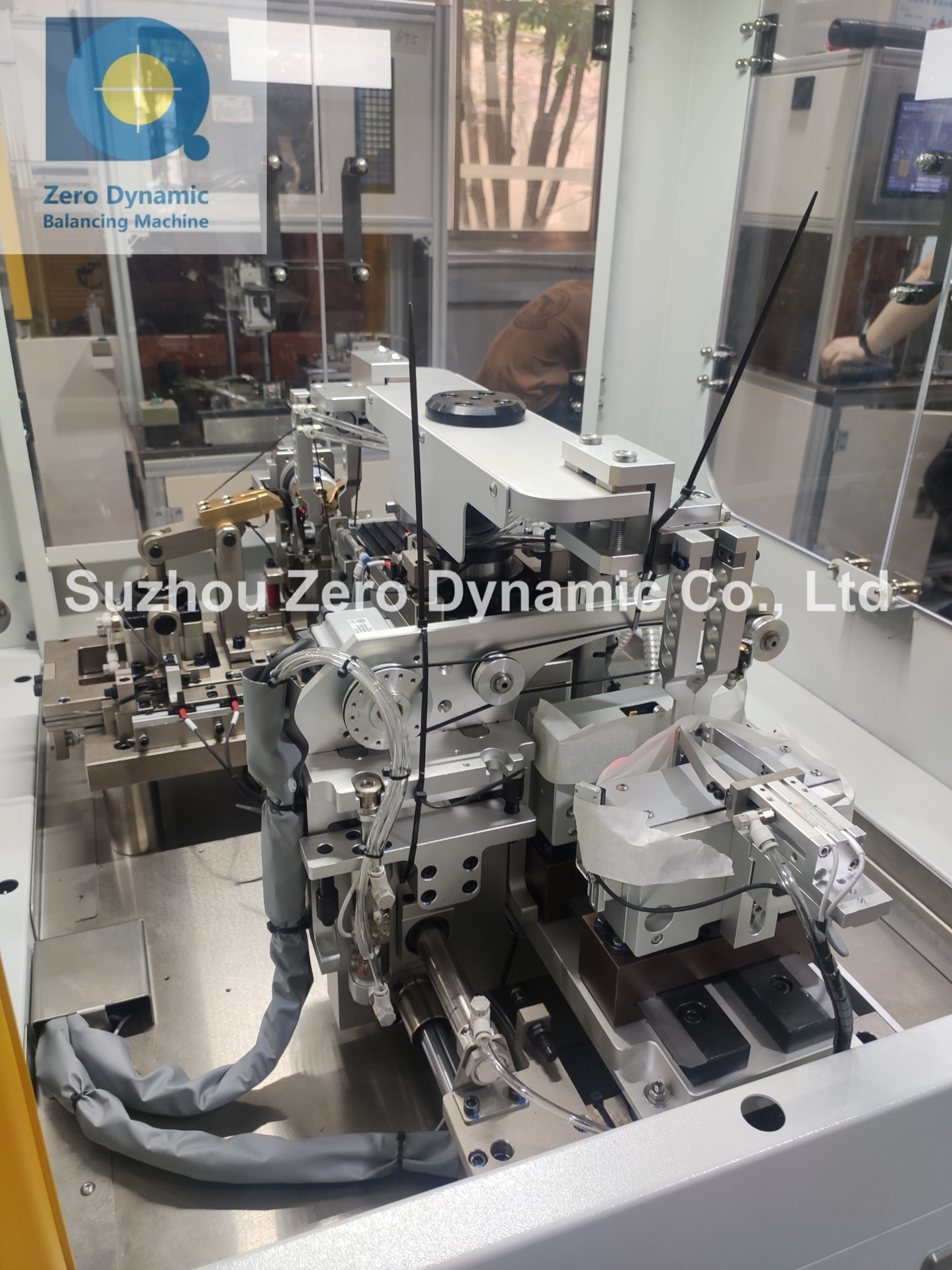 Two Station BLDC Motor Rotor Automatic Balancing Machine Miniature Motor Rotor Balancer