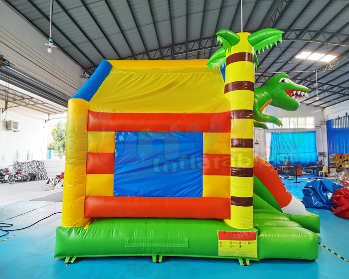 Mini Dinosaur Bouncer Inflatable Bounce House With Slide