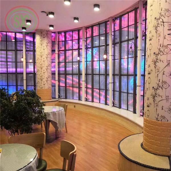 Driving Method Transparent LED Screen Module Weight 0.2KG/PC Item Led Transparen