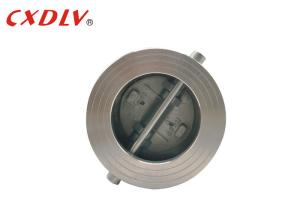 China Wafer Dual Disc check valve swing Butterfly , Non Reuturn Check Valve Stainless Steel on sale