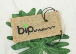 Drawstring Jute Packaging Bags Customized Styles With Gray Soft Lining