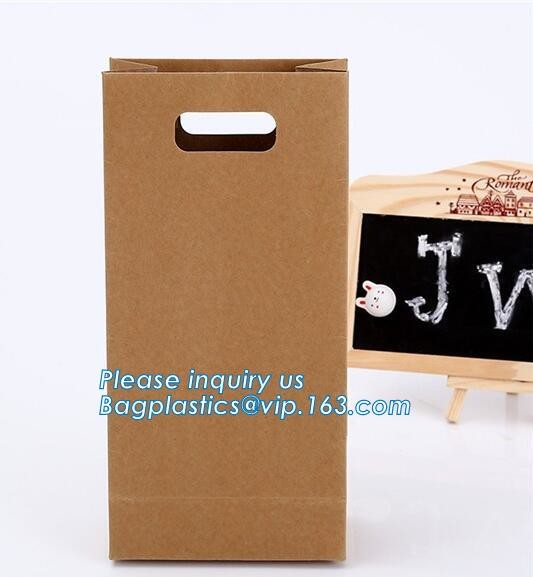 Custom Printing Recycled Brown Kraft Paper Bags,Custom Printed Factory Glassine Paper Bread Small Brown Bag, bagease