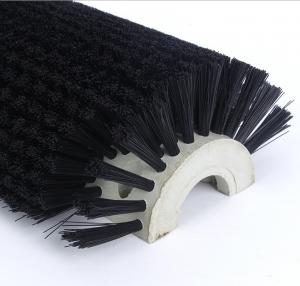 China Simple Assembly Split Core Semicircle PP Cylindrical Roller Brush on sale