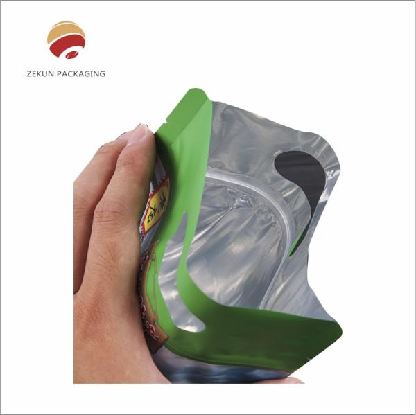 Quality Resealable Zipper Heat Seal Bag / Stand Up Zipper Bags For Moisture Proof And Extended Freshness for sale