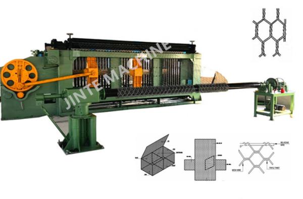 Quality 3 Twists Rock Basket 380V 50Hz Gabion Mesh Machine for sale