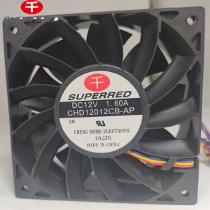 China Black 12V DC CPU Fan With Signal Output For Efficient Cooling on sale