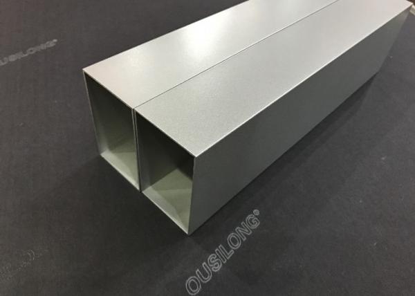 Quality Decorative Square Aluminium Baffle Ceiling Customized Thickness for sale