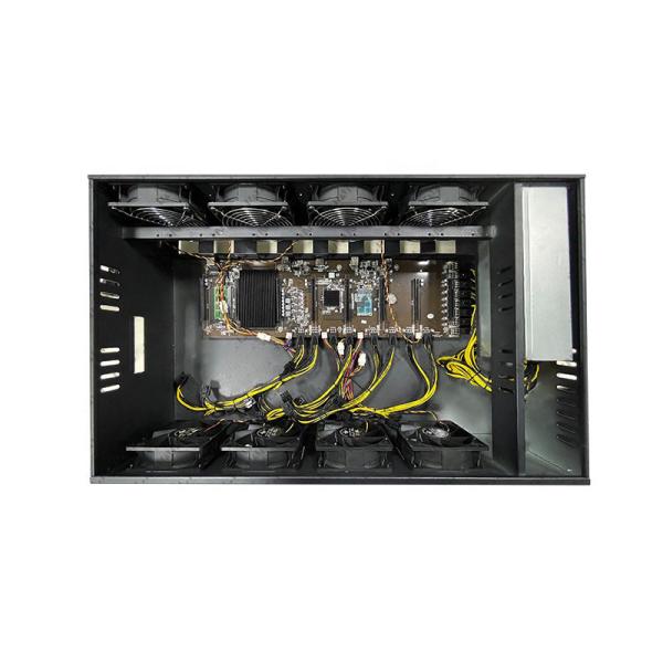 Quality celeron Intel G Mining Rig Machine , mainboard Ethereum Mining Rack for sale
