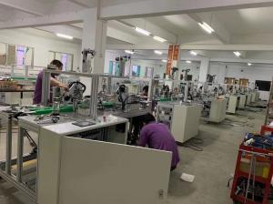 Buy cheap Semi - Automatic Face Mask Maker Machine Mask Production Machine 0.5Mpa Air Pressure product
