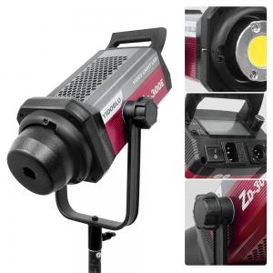 China 220v Film Lighting Equipment Cob Video Light 300w Led Photography Lighting With 280cm Tripod Stand on sale