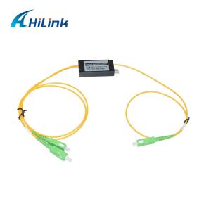 Buy cheap 1x2 Single Mode Machannical Fiber Optical Switch 1310nm/1550nm With Customized Connector product