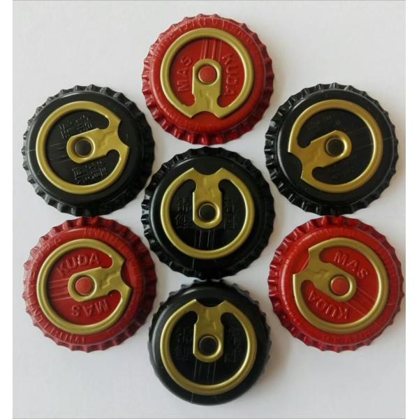 Beer Bottle Crown Cap Beer bottle lid ring pull cap easy open plug glass bottle end standard size