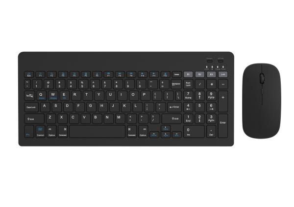 Quality Minimalist All-black 99-key Wireless Keyboard With Wireless Charging Multi-DPI 4D Mouse For Offices Homes for sale