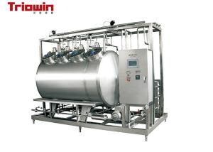 China Fully Automatic Yogurt Processing Line With Pasteurizer Machine 100kg-5000kg Weight on sale