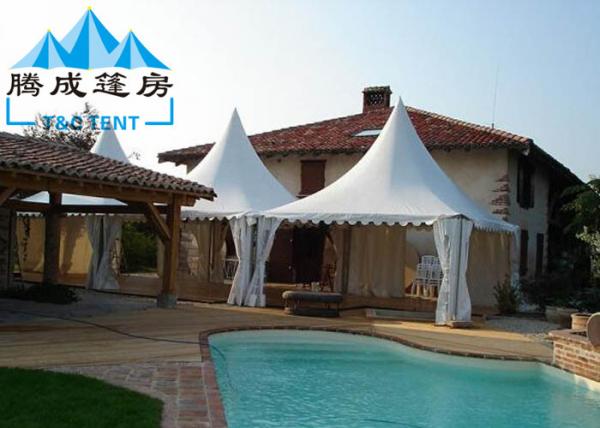 Quality Hot Dip Galvanized Outside Tents For Parties , Easy Assembled Pop Up Pagoda for sale