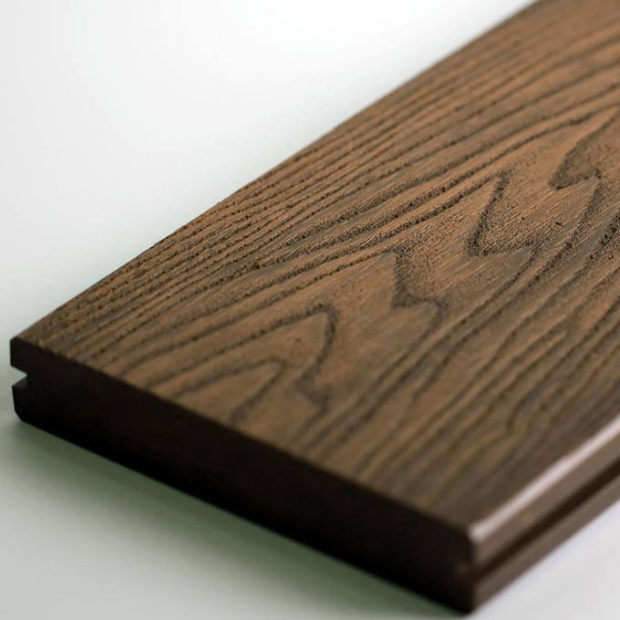 Weather Resistant 3D Composite Decking Profile Waterproof WPC Hollow Board