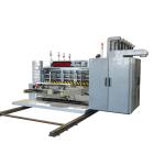 Paper Glue Flexo Die Cutting Machine / 4 Color Printing Machine Computer Control