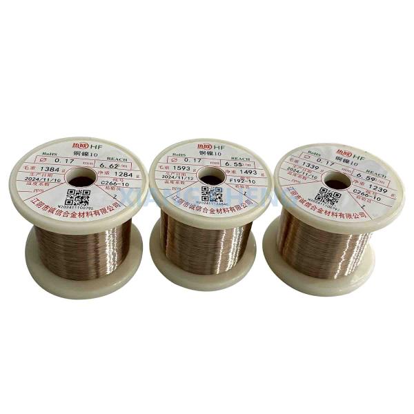 CuNi Alloy CuNi10 NC015 2.0811 C70700 Low Resistance Heating Alloy Wire for Diverse Applications Low Resistance Heating Alloy Wire for Diverse