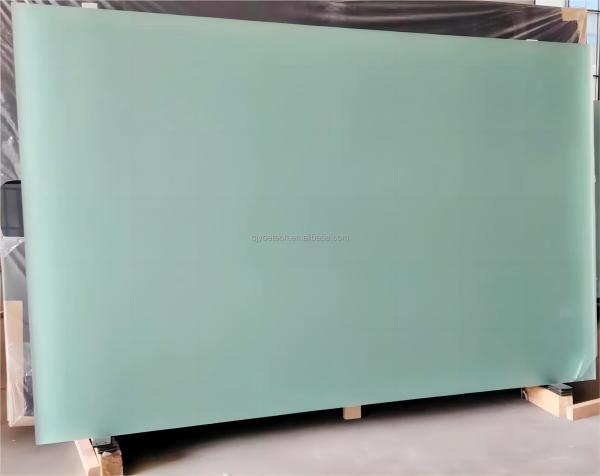 Quality Stylish and Durable Milky White PVB Laminated Safety Glass for Building Construction for sale
