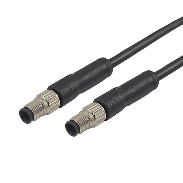 Quality OEM ODM Automation Connector M5 Male Socket Circular Molded On Cable Connector for sale