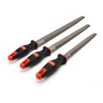 6PCS Round Carbon Steel File Set with Plastic Carrying Case and Customization