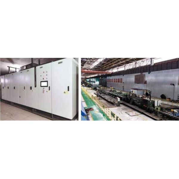 Space Space-Optimized Cabinet Design for Large Scale Drive Installations Saving Valuable Floor Space